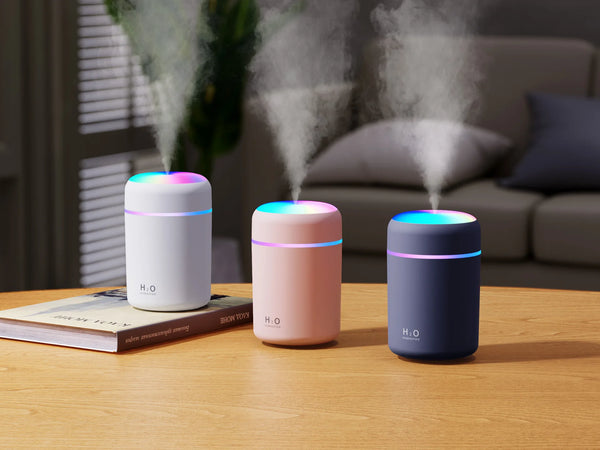 💧 300ml Portable Air Humidifier with LED Light